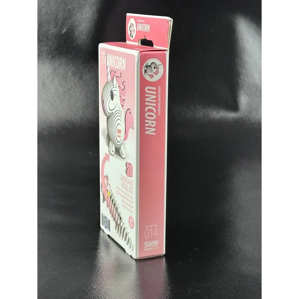 Eugy Unicorn 014 3D Cardboard Model Kit Eco Friendly DIY Puzzle New‎